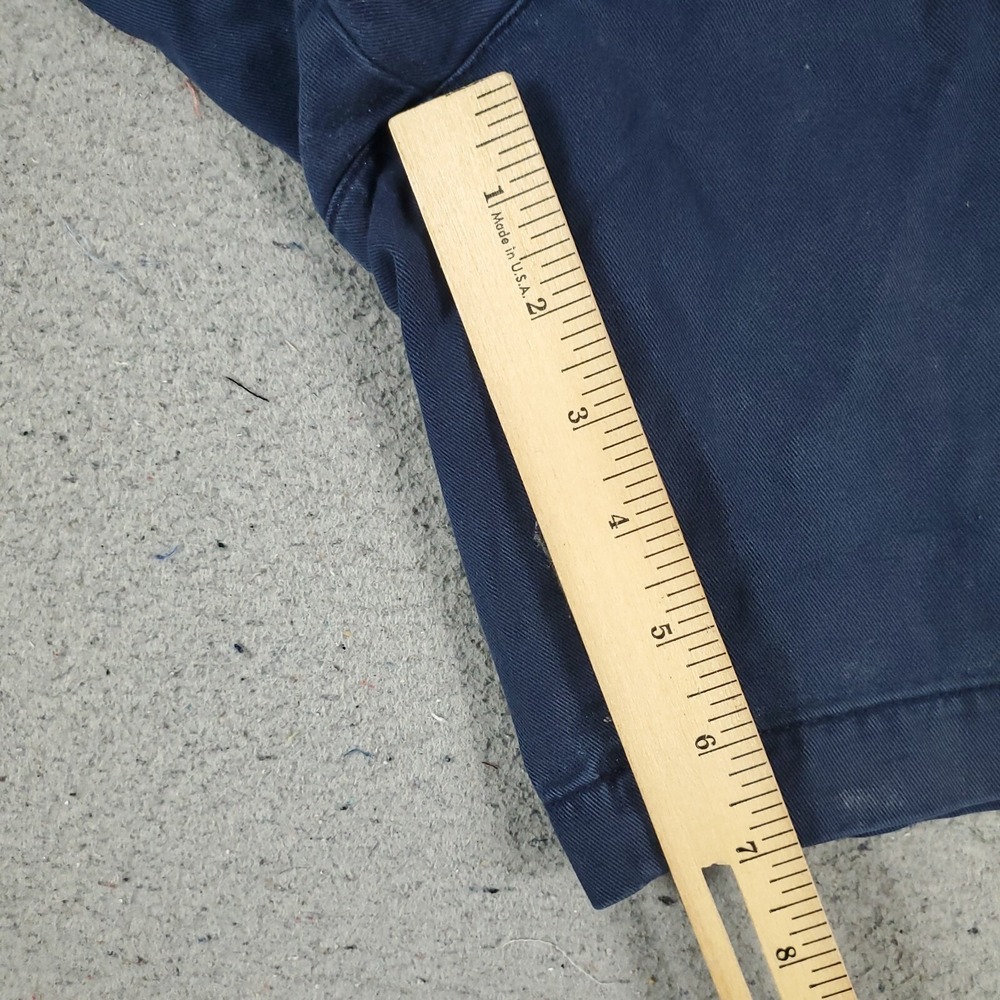 Tommy Hilfiger Shorts Mens Size 36 Blue Vintage Pleated Chino * - Picture 6 of 9